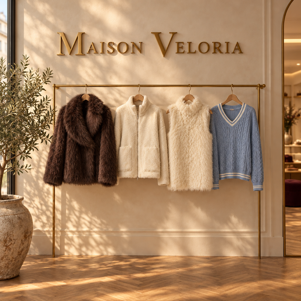 Inside the Maison Veloria boutique